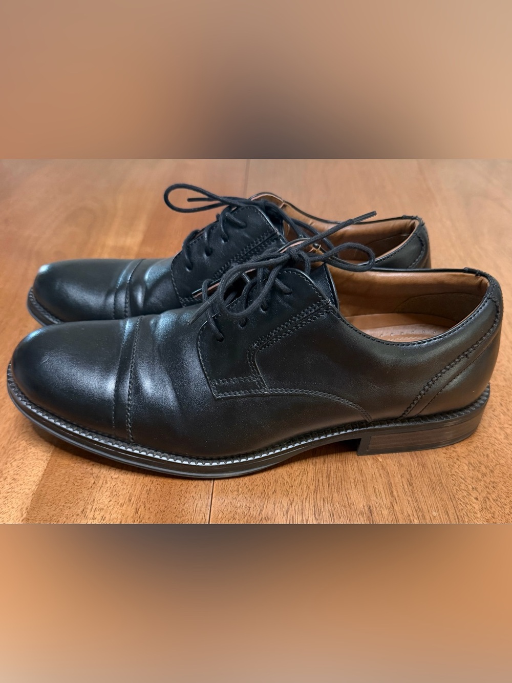 Dockers - Garfield Cap Toe Oxford Dress Shoes | All Black | Size 10M